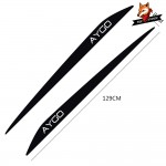 Car Side Stripe Skirt Decals Auto Graphics Sticker for Toyota AYGO Auto Body Decor Vinyl Decals Accessories